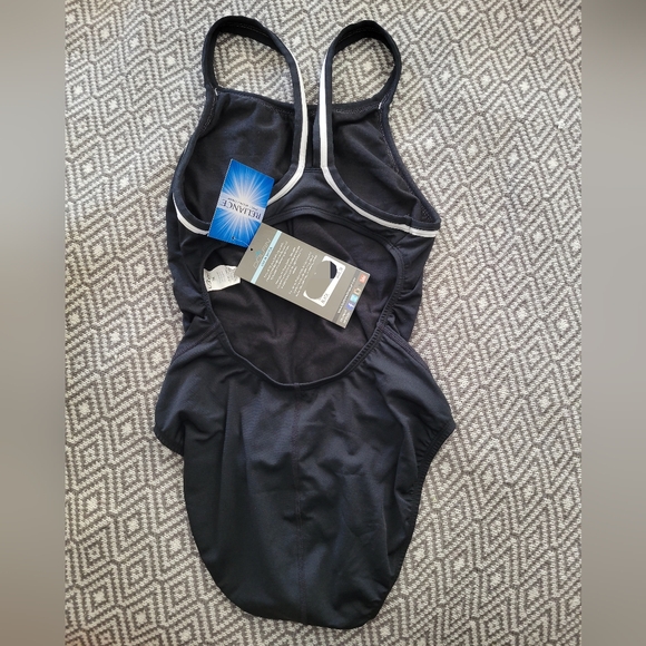 Women's Dolfin Team Solid DBX Back Competitive One-Piece Swimsuit -- Size 34 - Picture 2 of 3